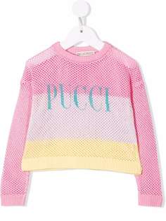 Emilio Pucci Junior джемпер в полоску