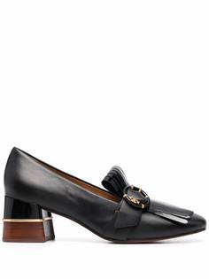 Tory Burch лоферы с бахромой