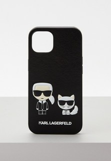 Чехол для iPhone Karl Lagerfeld 13, PU Karl & Choupette Black