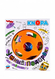 Игрушка развивающая Knopa Кнопа Сортер, "Умный подарок", 12 шт.