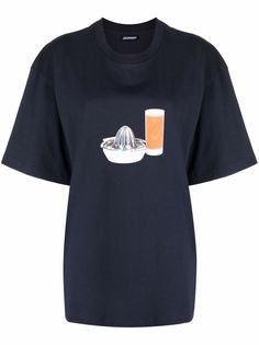 Jacquemus футболка с графичным принтом
