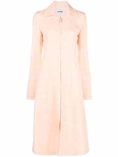 Jil Sander платье-рубашка миди на молнии