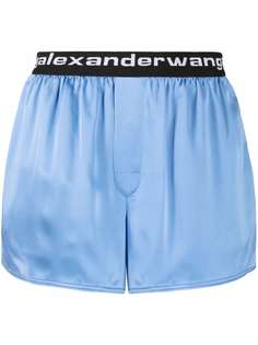Alexander Wang атласные шорты Boxer