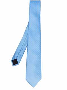 LANVIN шелковый галстук в мелкую точку