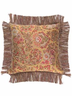 ETRO HOME подушка с кисточками