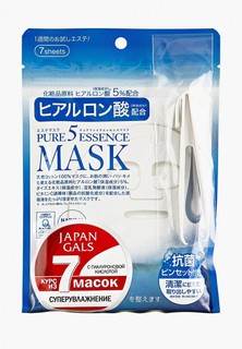 Набор масок для лица Japan Gals с гиалуроновой кислотой 7 шт.