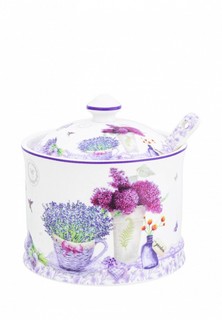 Сахарница Elan Gallery 320 мл Лаванда, с ложкой
