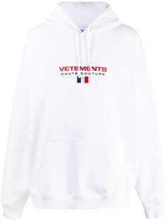 VETEMENTS худи с вышитым логотипом
