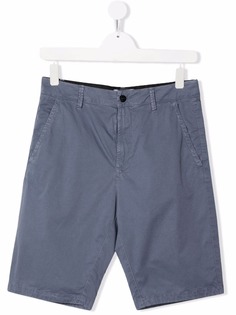 Stone Island Junior шорты-бермуды прямого кроя