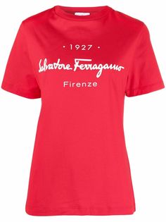 Salvatore Ferragamo футболка с логотипом