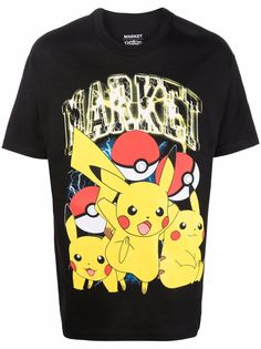 MARKET футболка Pokemon Pikachu с логотипом