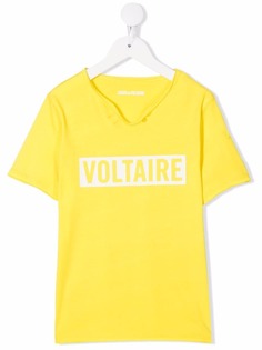 Zadig & Voltaire Kids футболка с логотипом