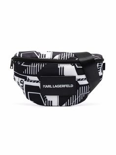 Karl Lagerfeld Kids поясная сумка с логотипом