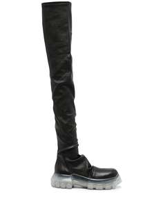 Rick Owens ботфорты на массивной подошве