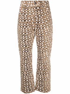 Just Cavalli джинсы прямого кроя с принтом