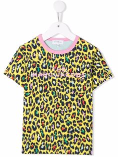 The Marc Jacobs Kids футболка с леопардовым принтом