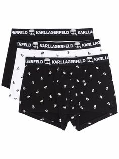 Karl Lagerfeld комплект Ikonik из трех боксеров с логотипом