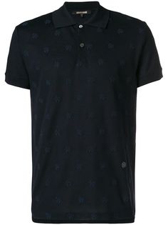 Roberto Cavalli Рубашка-поло с принтом логотипа RC
