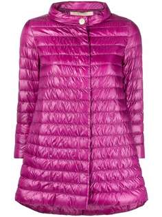 Herno пуховик с воротником-воронкой