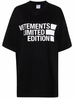 VETEMENTS футболка с логотипом