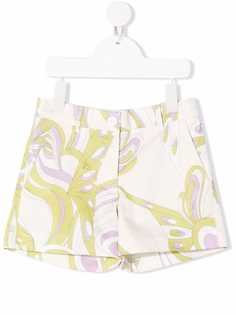 Emilio Pucci Junior шорты с принтом Vortici