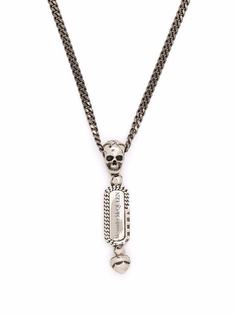 Alexander McQueen колье с подвеской Skull