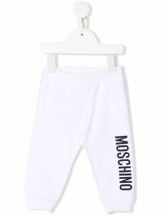 Moschino Kids спортивные брюки с логотипом