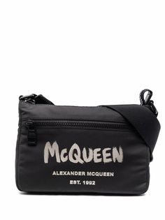 Alexander McQueen сумка-мессенджер с логотипом