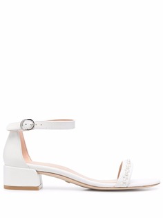 Stuart Weitzman сандалии с искусственным жемчугом