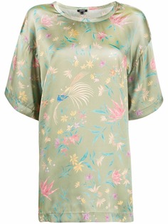 ASPESI шелковая блузка с цветочным принтом