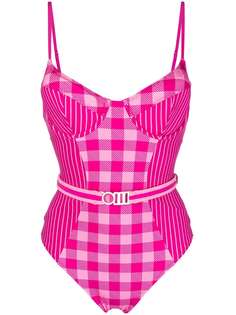 Solid & Striped купальник The Lilo в клетку