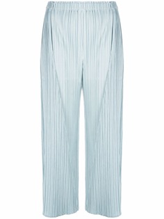 Pleats Please Issey Miyake укороченные плиссированные брюки