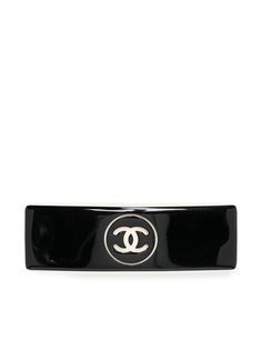 Chanel Pre-Owned заколка 2000-х годов с логотипом CC