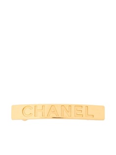 Chanel Pre-Owned заколка для волос 1997-го года с тисненым логотипом