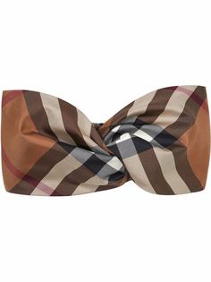 Burberry повязка на голову в клетку