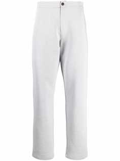 Giorgio Armani меланжевые брюки прямого кроя