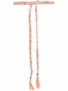 Alanui ремень с принтом