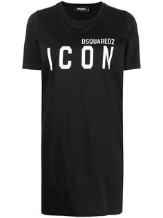 Dsquared2 платье-футболка с принтом Icon