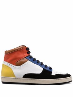 PAUL SMITH высокие кроссовки в стиле колор-блок