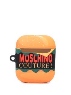 Moschino чехол для AirPods с логотипом