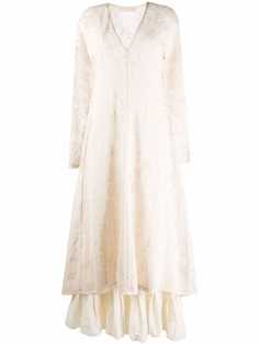 Mes Demoiselles вечернее платье с кружевом