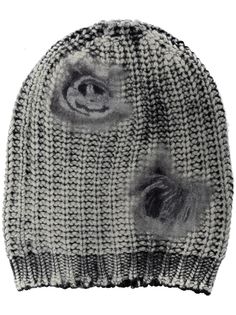 Avant Toi шапка бини с эффектом потертости