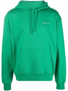 Jacquemus худи из органического хлопка с логотипом