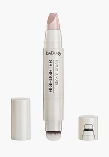 Хайлайтер Isadora Стик, Highlighter Stick’n Brush, оттенок 22 - Pink Pearl, 3.6 г