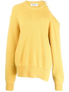 Monse джемпер с вырезом