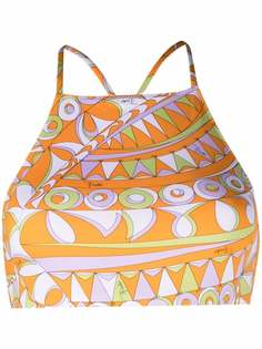 Emilio Pucci лиф бикини с принтом Bandierine