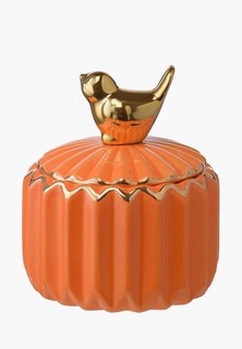 Контейнер для хранения продуктов Decogallery "Золотая птичка" 350 мл