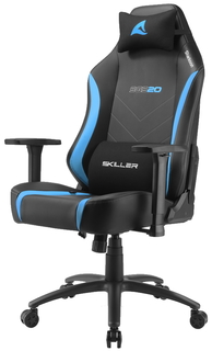 Игровое кресло Sharkoon SKILLER SGS20 (черно-синий)