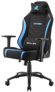 Игровое кресло Sharkoon SKILLER SGS20 F (черно-синий)