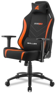 Игровое кресло Sharkoon SKILLER SGS20 F (черно-оранжевый)